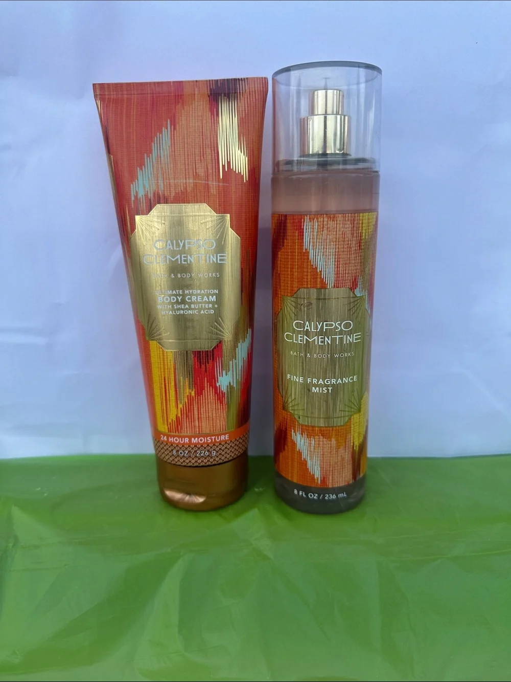 Bath & Body Works Calypso Clementine Body Cream & Fragrance Mist - Orange